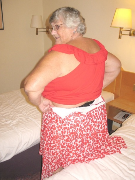 granny undressing sexy naked img