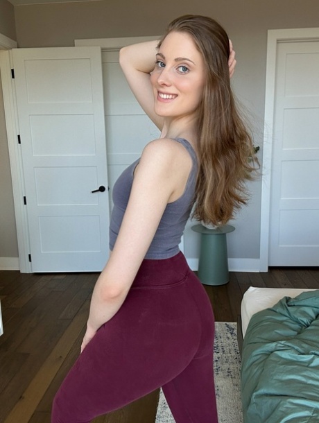 amateur yoga pants beautiful naked image