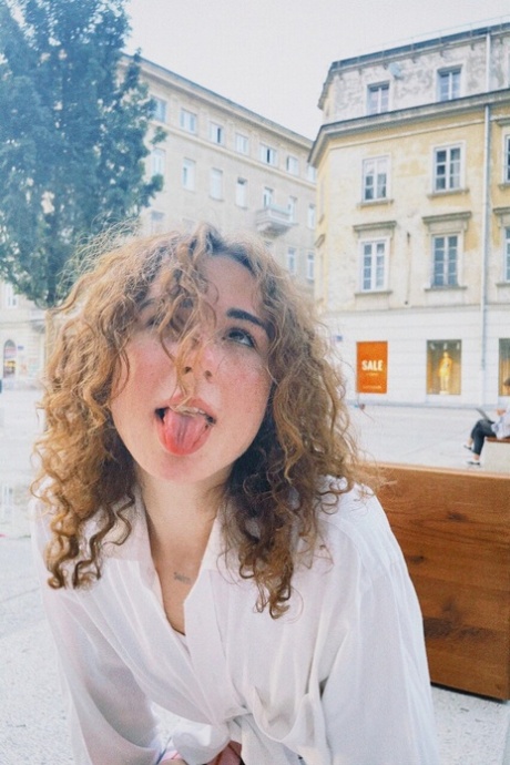 redhead outdoor adult image