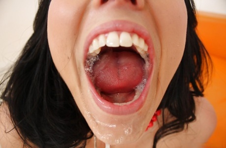 cum on tongue xxx image