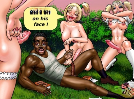 Transen-Cartoon nackt schöne bild