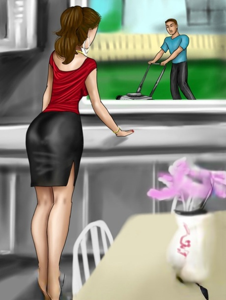caricatura de transexual sexy foto