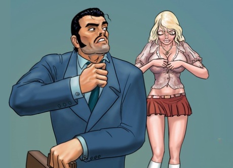 desenho animado de travesti sexy linda imagem
