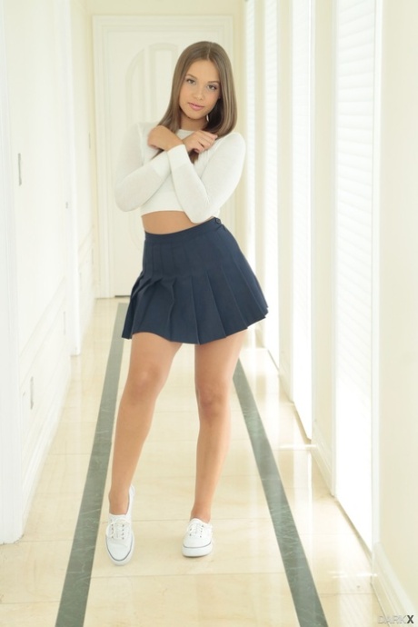 schoolgirl skirt sexy naked photo