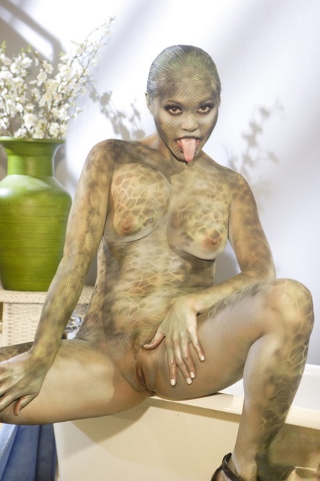 asiatisk spredning sexy erotisk foto