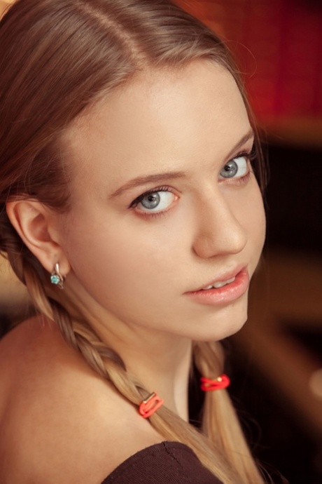 brunette blue eyes perfect image