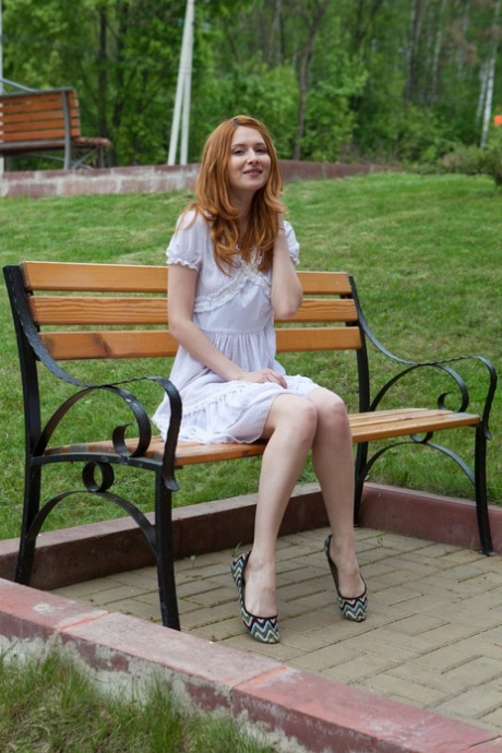redhead outdoor art nude photos
