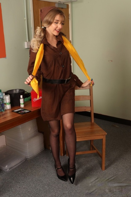 Blonde Gabie erotic model archive