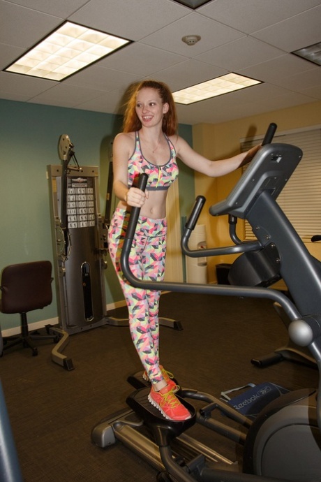 redhead yoga pants nude photos