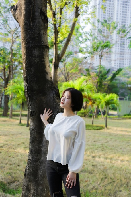 short hair asian art naked images