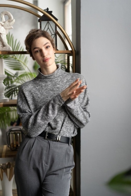kurze Haare Teenager top heiße bild
