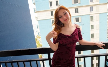 redhead outdoor art porn pic