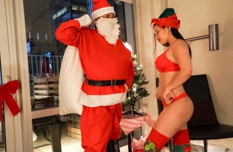 julemanden sexet smuk fotos