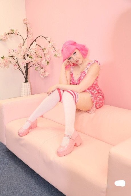 pink hair art nude archive