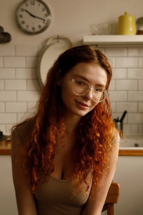 redhead glasses beautiful naked pictures