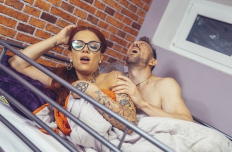 tattooed redhead beautiful naked pic