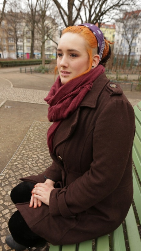 redhead outdoor sexy image