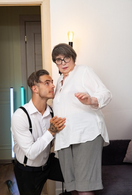 knubbig mormor perfekt bäst foto