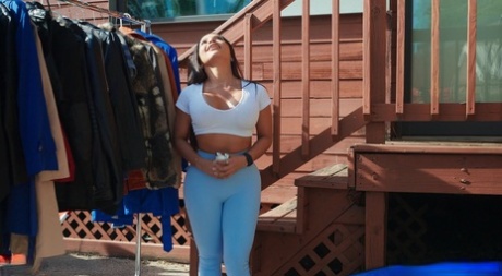 vrouw verrassing heet exclusief foto's