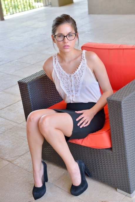 dunne bril gratis porno foto's